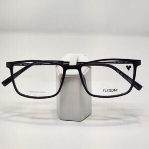 Flexon EP8015 603 Dark Cherry Red Eyeglasses Frames Rectangle Full Rim